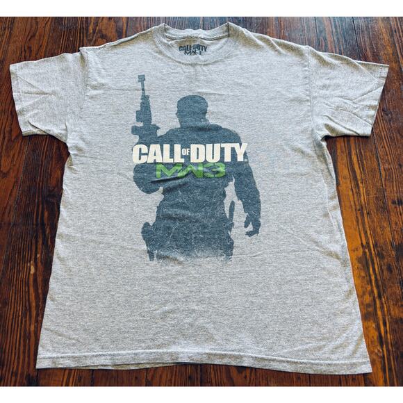 2011 Call of Duty MW3 Modern Warfare Shirt MED Light Gray - Picture 1 of 7